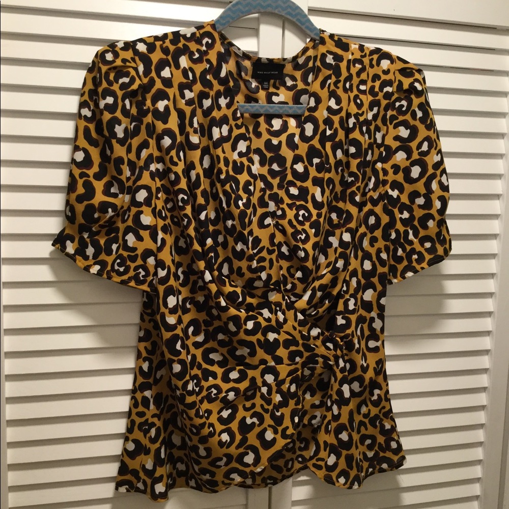 We What Where Cheetah Top